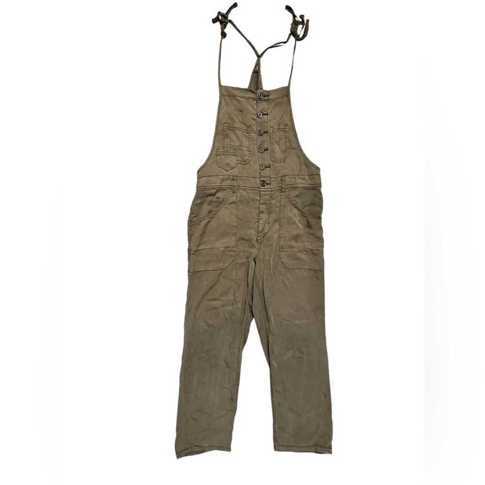 Pilcro Olive Brown Utility Jumpsuit - Picture 3 of 7